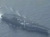 Drone  Pengintai Iran Buntuti Kapal Induk AS di Perairan Teluk Arab